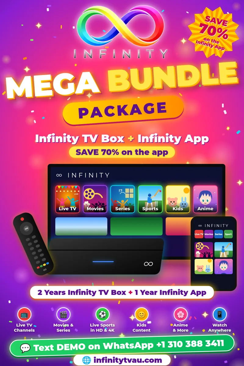 Infinity TV Mega Bundle Package poster